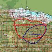Potential weekend sailing areas